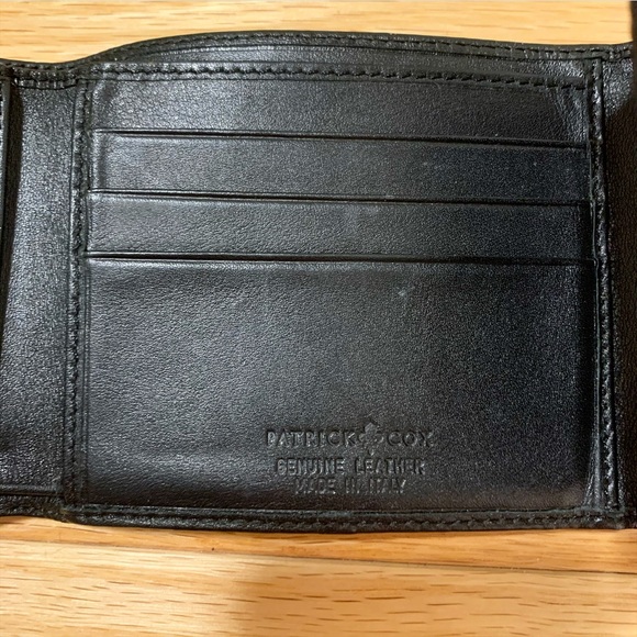 Patrick Cox black monogram wallet - Picture 8 of 11